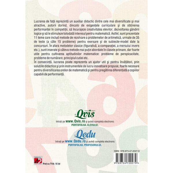 Probleme De Matematica Cls 3-4 Ed.2014. Metode De Rezolvare, Teste Si Subiecte De Concurs - A. Zanos
