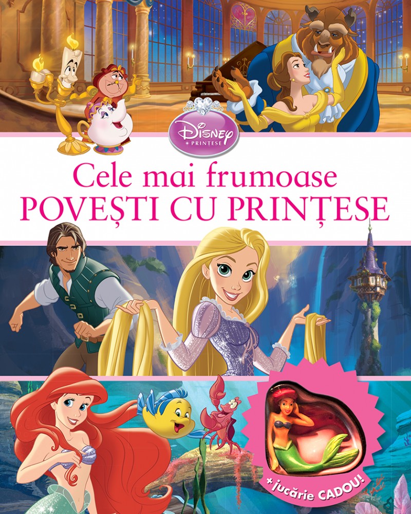 Cele mai frumoase povesti cu printese- Disney Junior + Jucarie Cadou