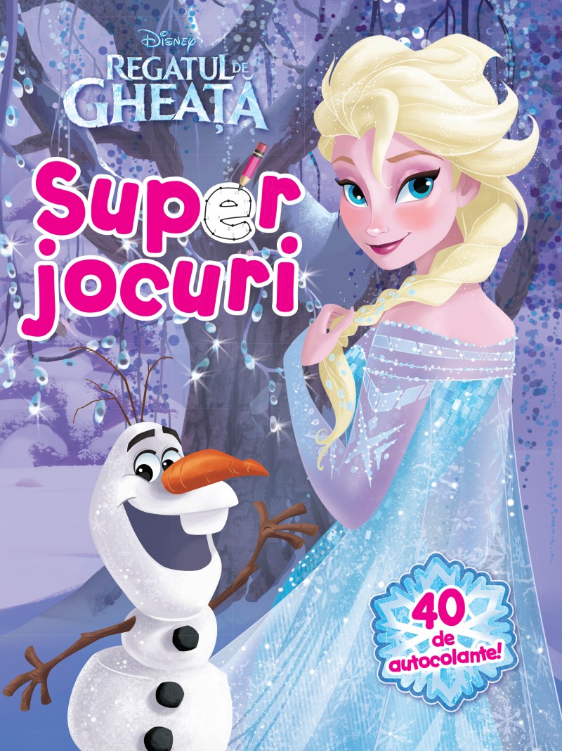 Disney Regatul de gheata - Superjocuri (40 de autocolante)