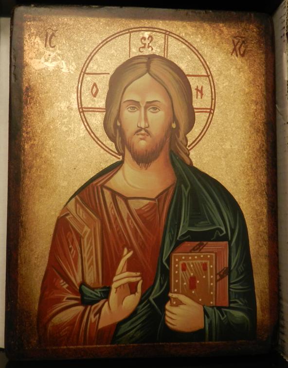 65 Icoana Pe Lemn 18x14 - Mantuitorul Iisus Hristos