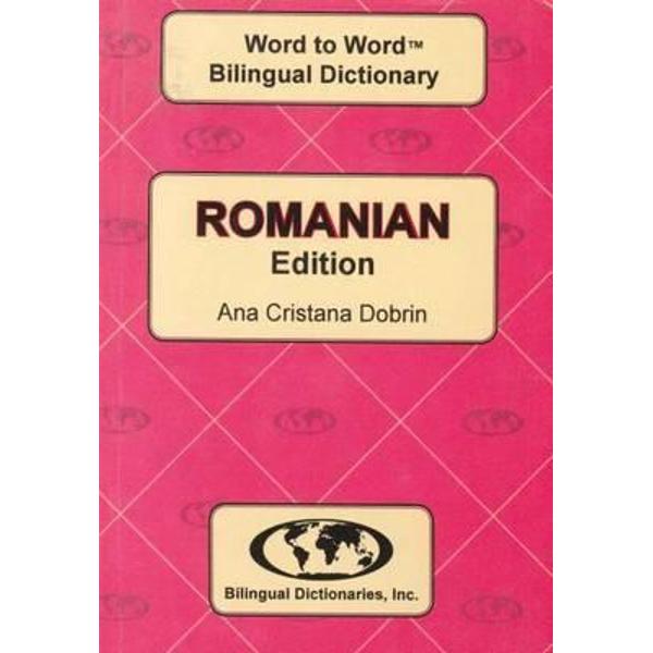 English-Romanian & Romanian-English Word-to-word Dictionary