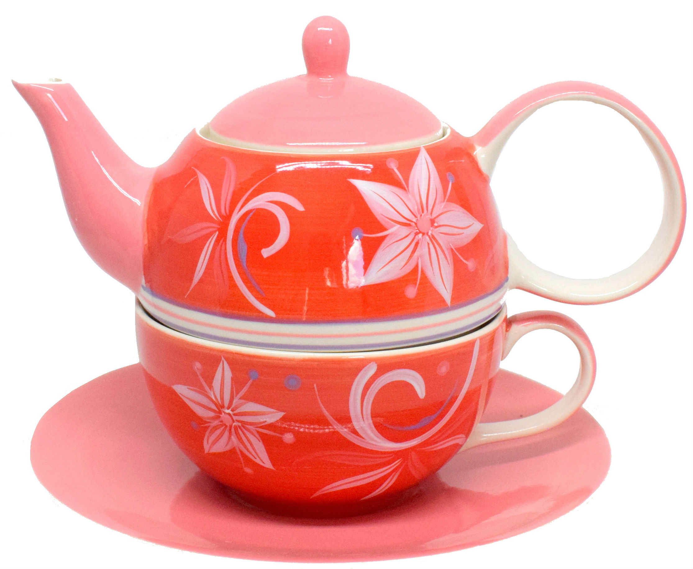 Set Tea for One Isa - Ceainic + cana + capac - Tea Garden