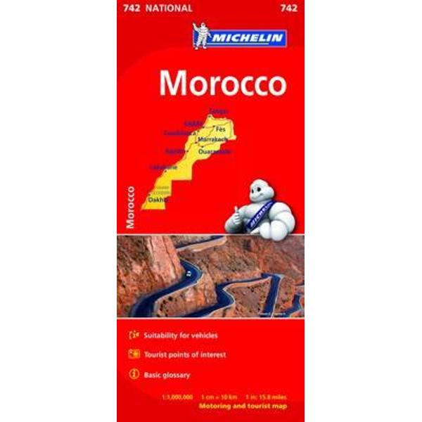 Morocco National Map 742