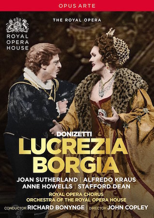 DVD Donizetti - Lucrezia Borgia - Joan Sutherland, Alfredo Kraus