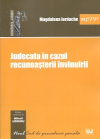 Judecata In Cazul Recunoasterii Invinuirii - Magdalena Iordache