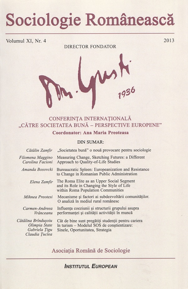 Sociologie Romaneasca Vol.9 Nr.4 2013