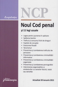Noul Cod Penal Si 11 Legi Uzuale Act. 30 Ianuarie 2015