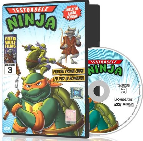 DVD Testoasele Ninja Volumul 3