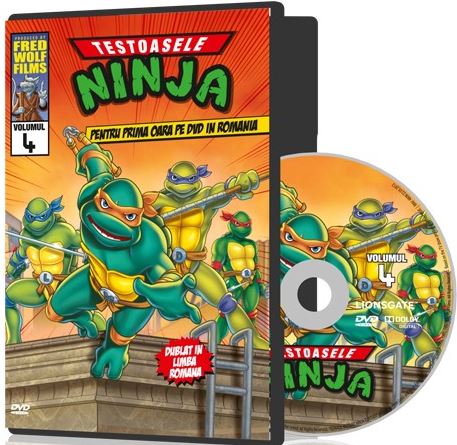 DVD Testoasele Ninja Volumul 4