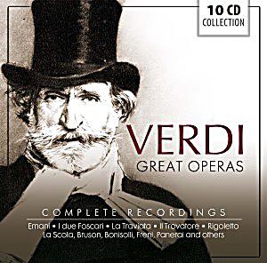 10CD Verdi - Great operas