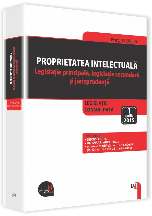 Proprietatea Intelectuala Act. 1 Aprilie 2015