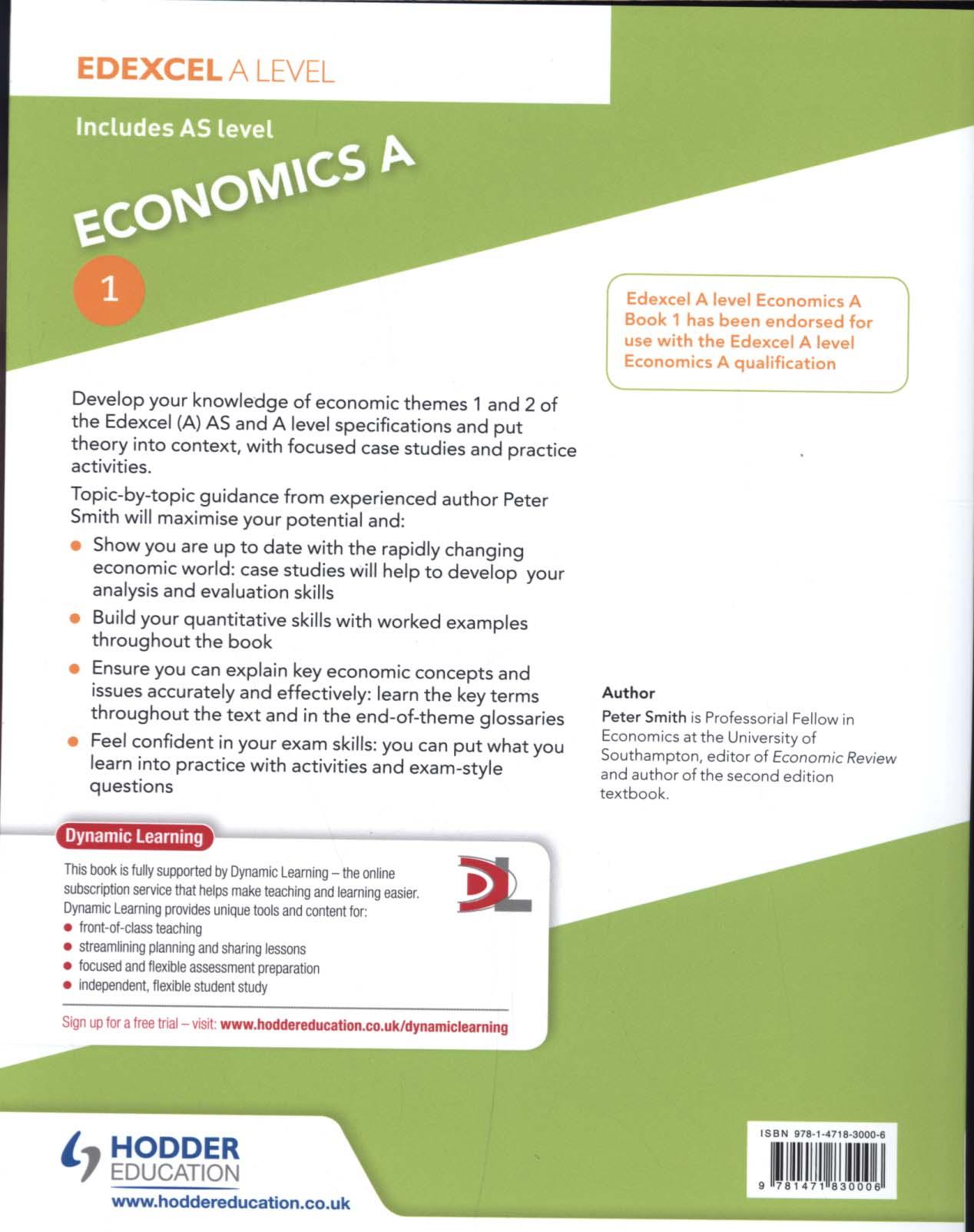 Edexcel A Level Economics Book 1