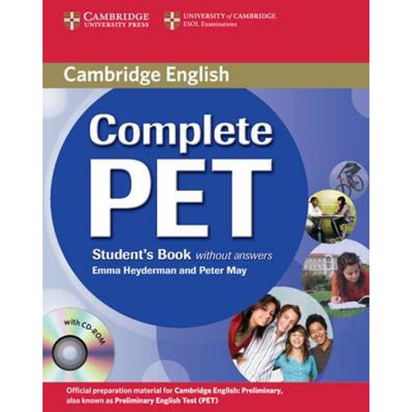 Complete PET Student's Book without Answers with CD-ROM