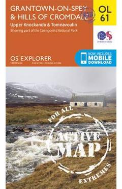 Coperta cărții 'Grantown-on-Spey & Hills of Cromdale, Upper Knockando & Tomn'