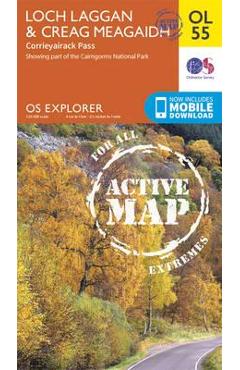 Coperta cărții 'Loch Laggan & Creag Meagaidh, Corrieyairack Pass'