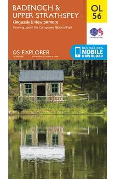 Coperta cărții 'Badenoch & Upper Strathspey, Kingussie & Newtonmore'