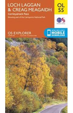 Coperta cărții 'Loch Laggan & Creag Meagaidh, Corrieyairack Pass'