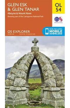 Coperta cărții 'Glen Esk & Glen Tanar, Aboyne & Mount Keen'