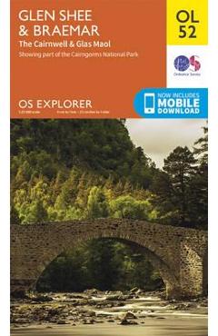 Coperta cărții 'Glen Shee & Braemar, the Cairnwell & Glas Maol'