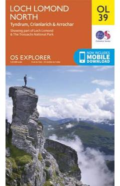 Coperta cărții 'Loch Lomond North, Tyndrum, Crianlarich & Arrochar'