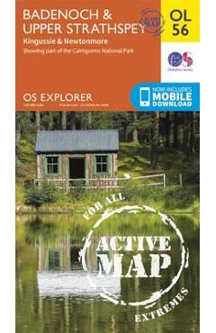 Coperta cărții 'Badenoch & Upper Strathspey, Kingussie & Newtonmore'