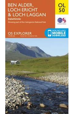 Coperta cărții 'Ben Alder, Loch Ericht & Loch Laggan, Dalwhinnie'