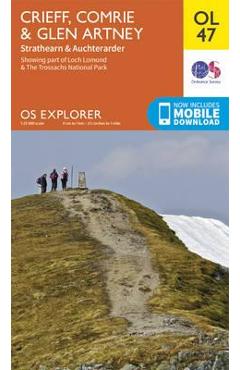Coperta cărții 'Crieff, Comrie & Glen Artney, Strathearn & Auchterarder'