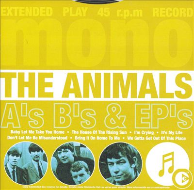 CD The Animals - A's, B's & Ep's