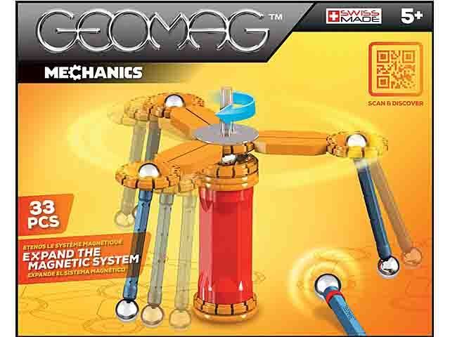 Geomag Mechanics -  33 piese 5 ani+
