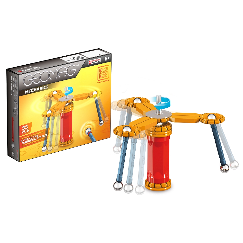 Geomag Mechanics -  33 piese 5 ani+