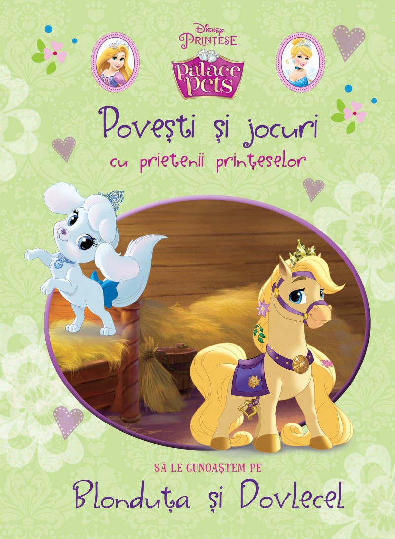 Palace pets - Povesti si jocuri cu prietenii printeselor - Sa le cunoastem pe Blonduta si Dovlecel