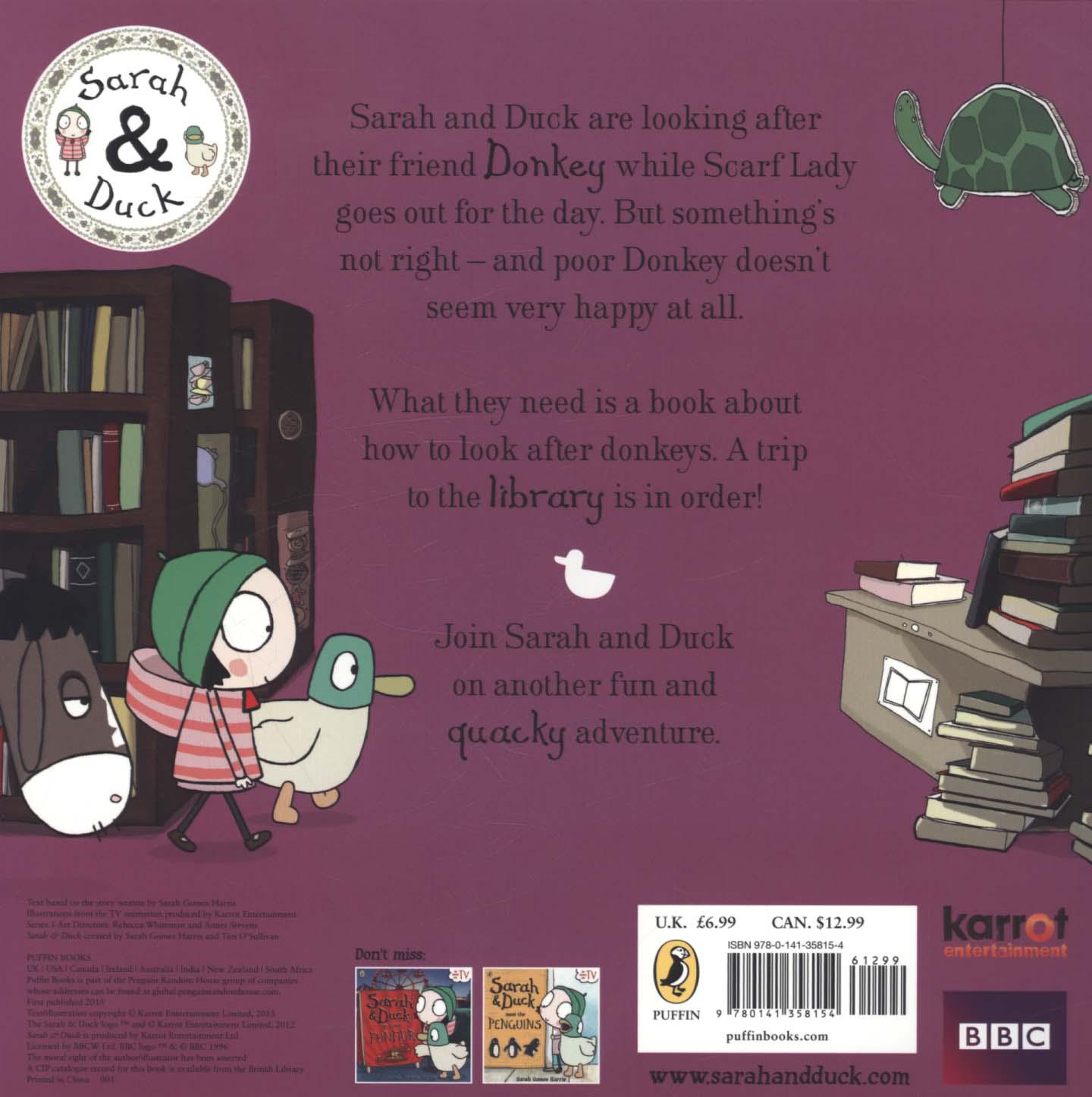 Sarah and Duck at the Library
