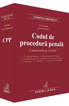 Coperta cărții 'Codul De Procedura Penala. Comentariu Pe Articole - Mihail Udroiu'