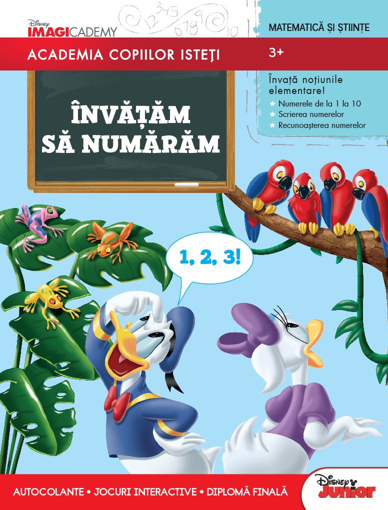 Academia copiilor isteti - Invatam sa numaram - 3+