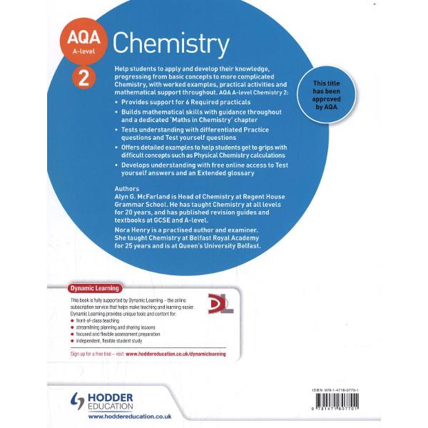 AQA A Level Chemistry Student Book 2