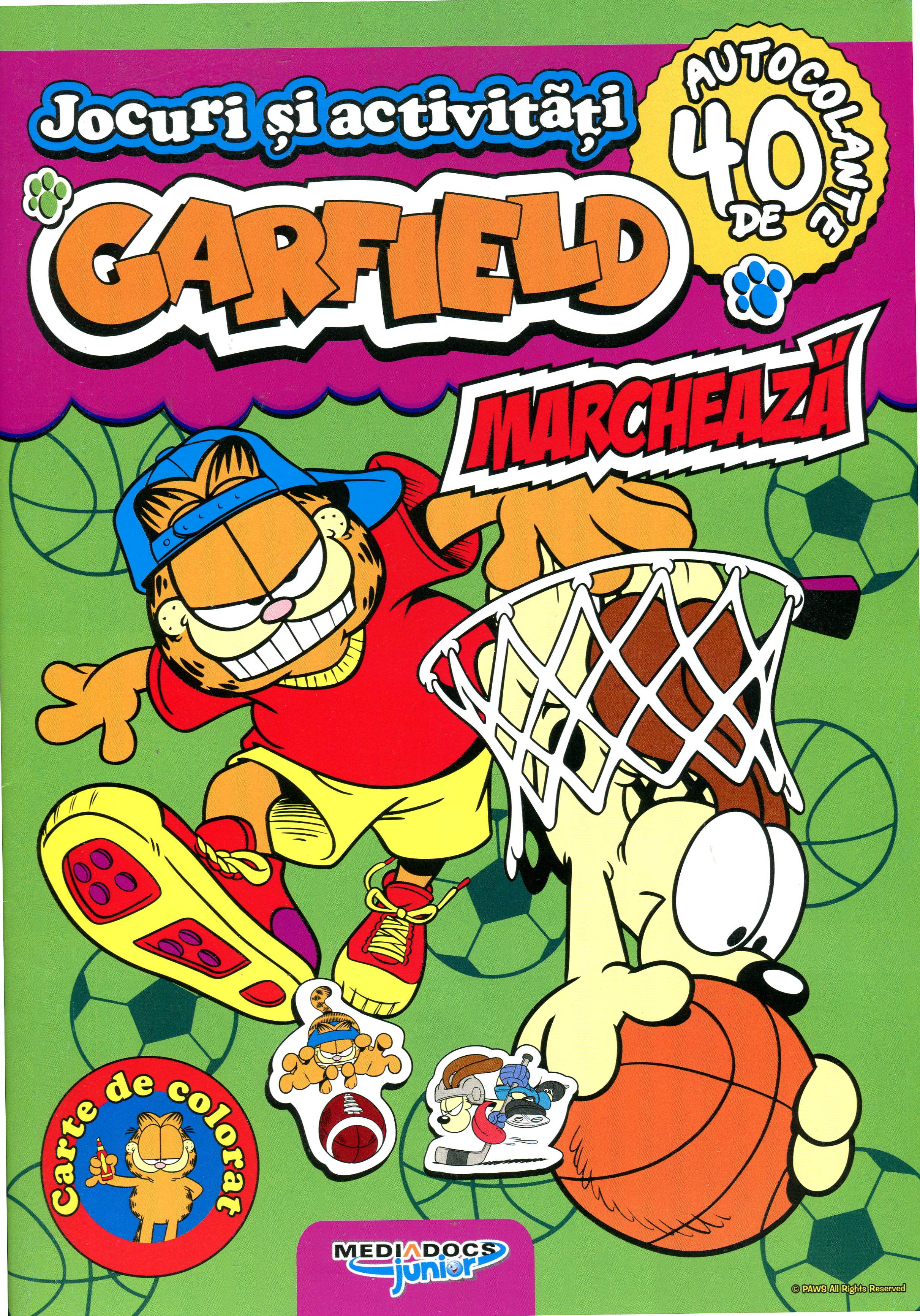 Garfield: Marcheaza. Jocuri si activitati