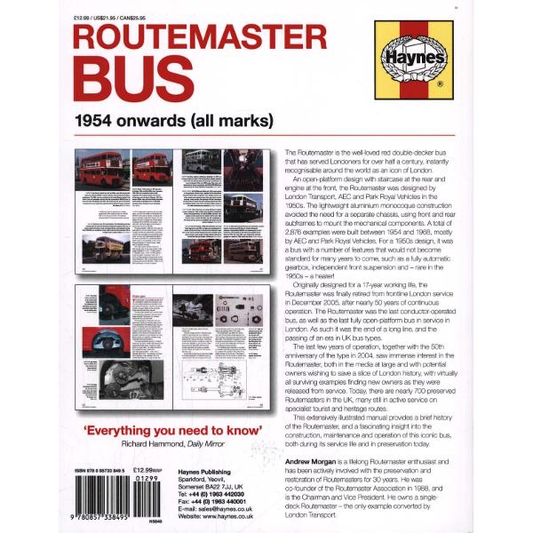 Routemaster Bus Owners' Workshop Manual
