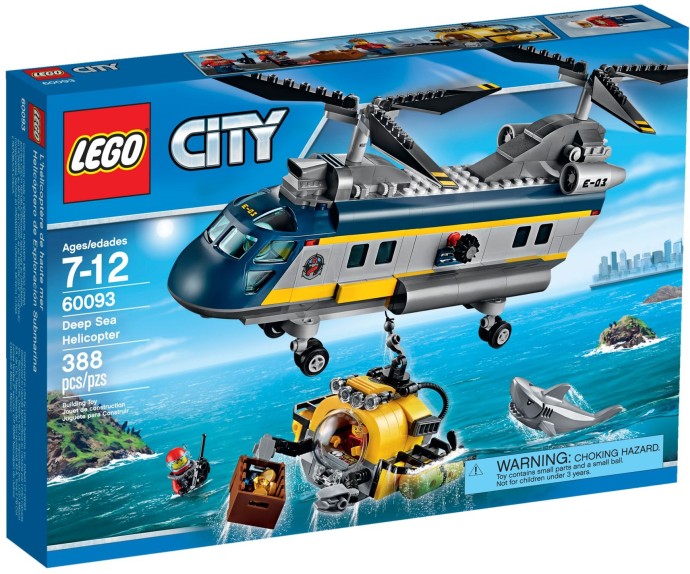 Lego City Elicopter Pentru Expeditii Marine 7-12 Ani (60093)