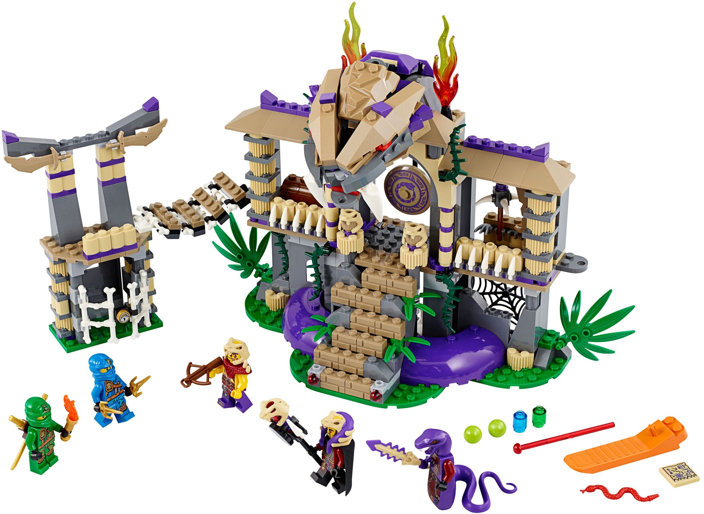 Lego Ninjago Intrarea In Templul Serpilor 7-14 Ani (70749)