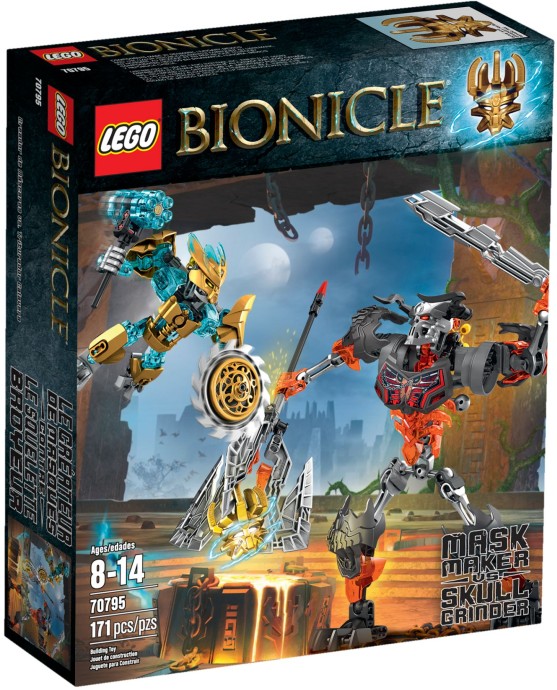 Lego Bionicle Creatorul de masti Fata-n fata cu Craniul Distrugator 8-14 ani (70795)