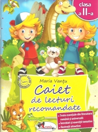 Caiet de lecturi recomandate - Clasa 2 - Maria Vantu