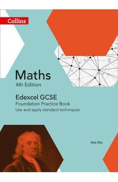 Coperta cărții 'Edexcel GCSE Maths Foundation Practice Book'