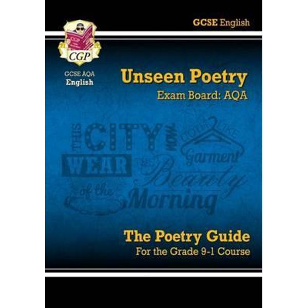 New GCSE English Literature AQA Unseen Poetry Study & Exam P