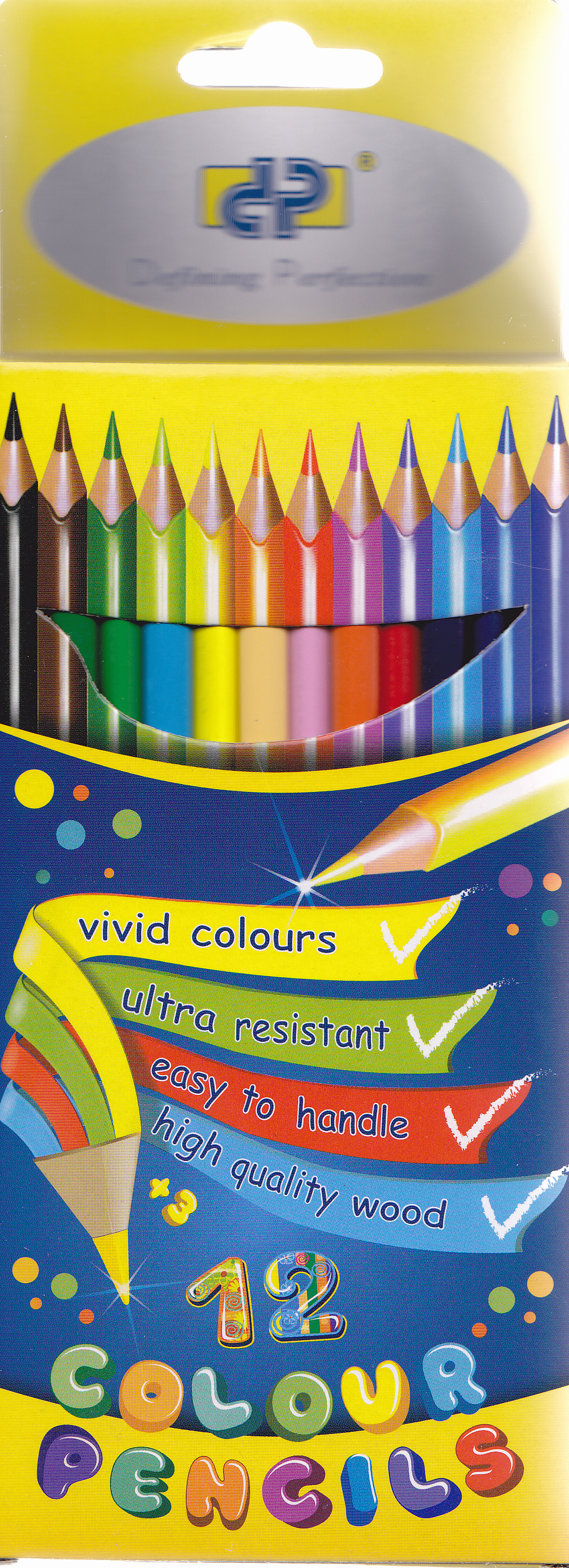 Creioane color set 12  culori dp