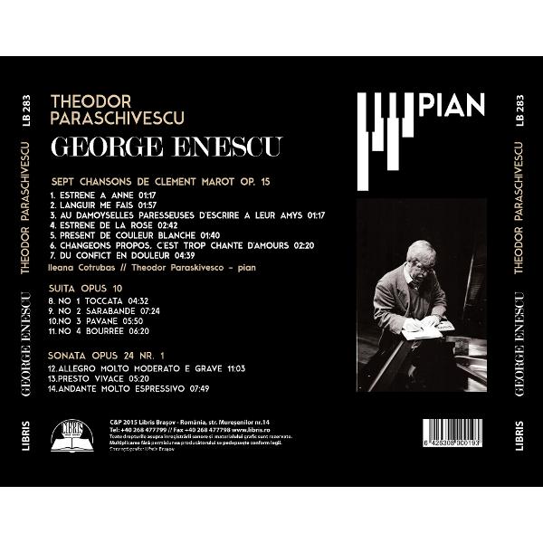 CD Theodor Paraschivescu - George Enescu - Pian