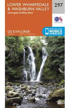 Coperta cărții 'Lower Wharfedale and Washburn Valley'