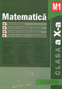 Matematica M1, Clasa a X-a. Breviar teoretic. - Marius Burtea, Georgeta Burtea