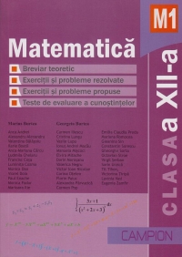 Matematica M1, Clasa a XII-a. Breviar teoretic - Marius Burtea, Georgeta Burtea