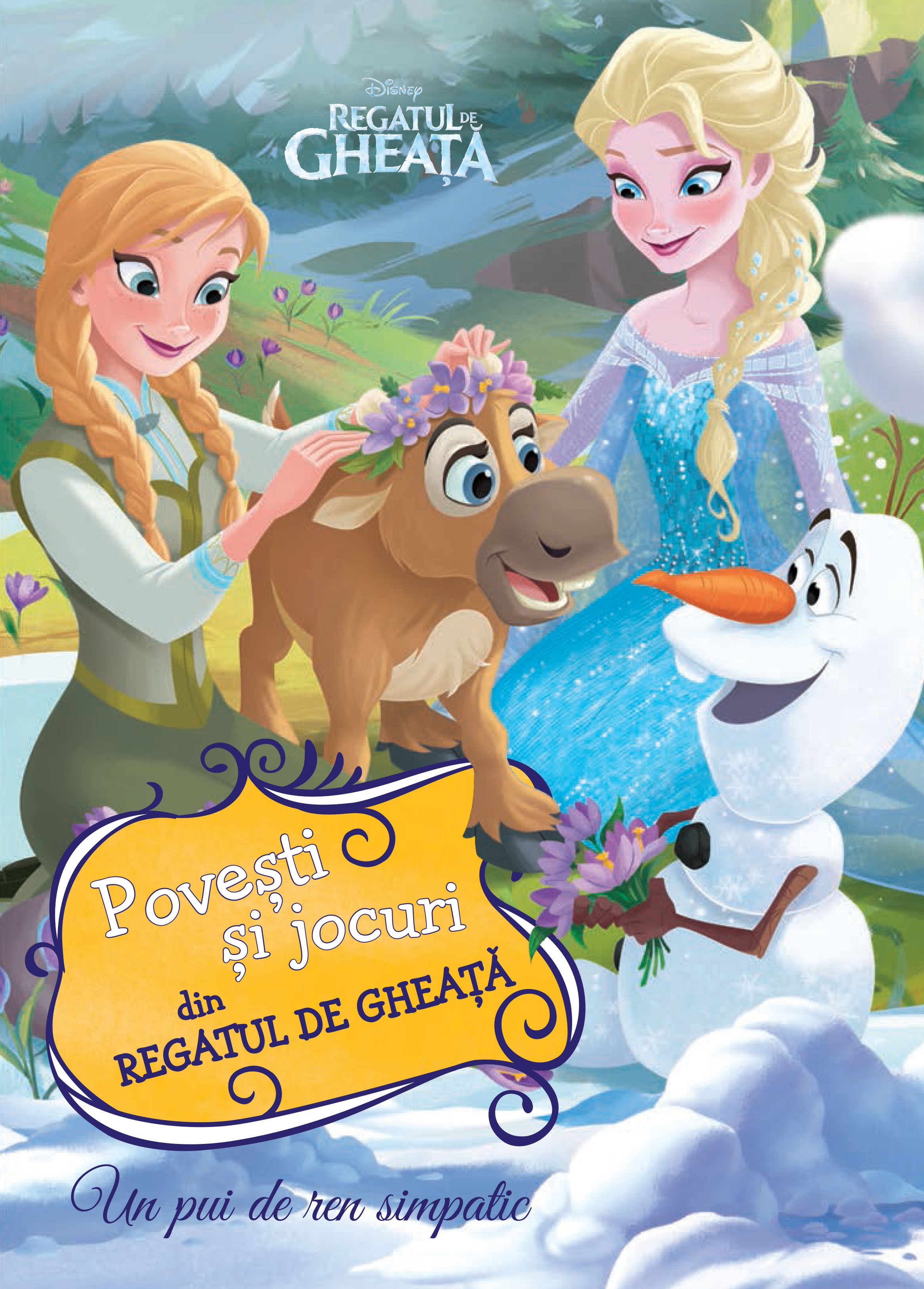 Disney Regatul de Gheata - Un pui de ren simpatic - Povesti si jocuri