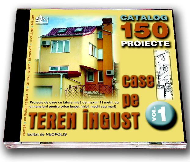 Cd proiecte case pe teren ingust volumul 1